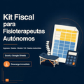 Kit Fiscal para Fisioterapeutas Autónomos: plantilla de Excel con ingresos, gastos y modelo 130